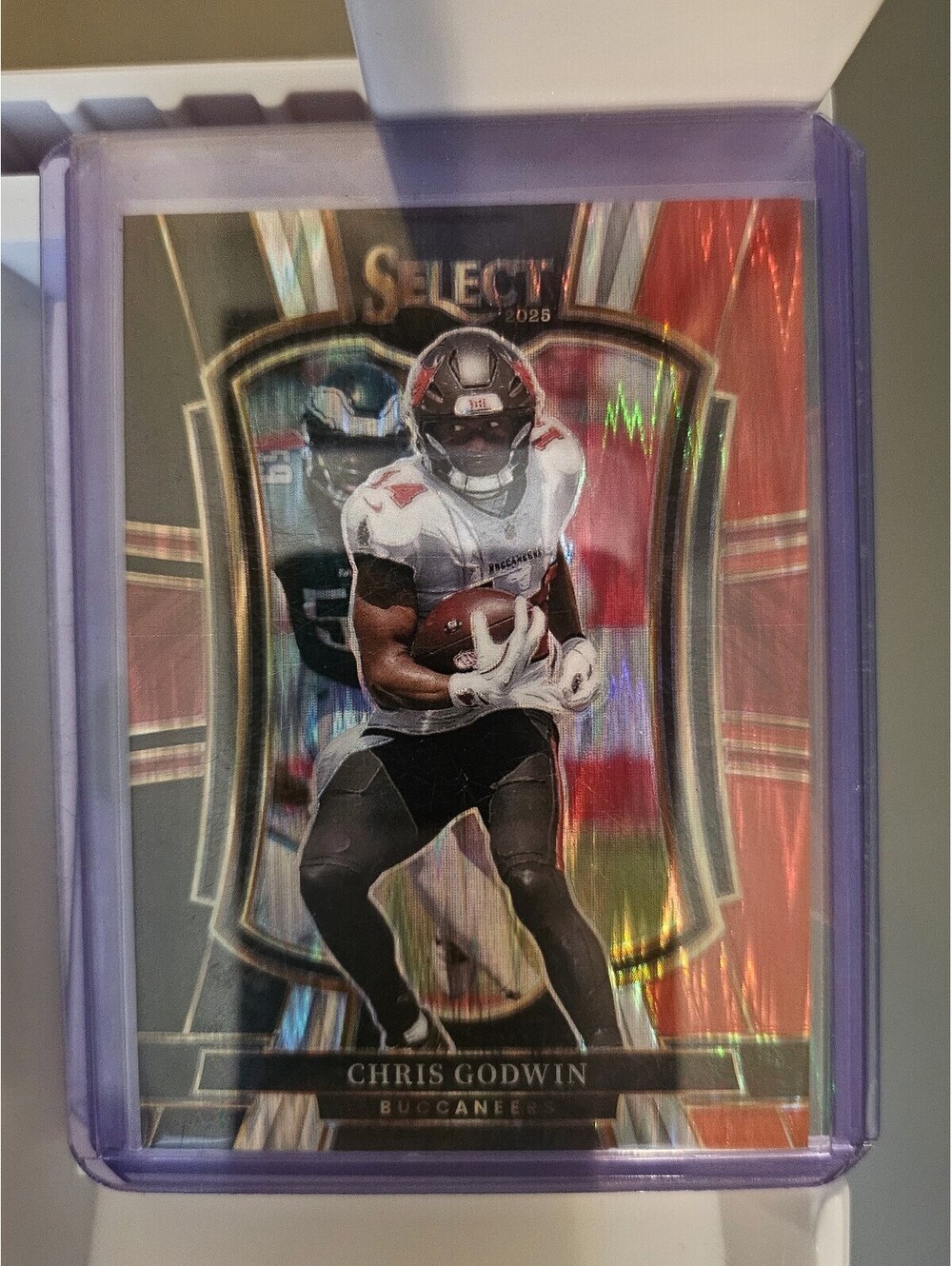 2025 Panini Select - Premier Level Chris Godwin #139 Black & Red Shock Prizm